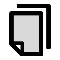 copy, duplicate, clone, document, file, interface, paste, action - Ant Design Icons - AiTwotoneCopy - SVG | WEBP | PNG | JPG - Icon free download