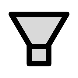 filter, sort, refine, options, settings, toolbar, search - Ant Design Icons - AiTwotoneFilter - SVG | WEBP | PNG | JPG - Icon free download