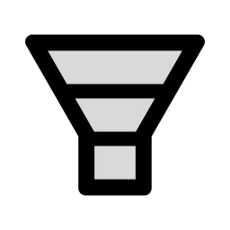 funnel, plot, chart, graph, report, analytics - Ant Design Icons - AiTwotoneFunnelPlot - SVG | WEBP | PNG | JPG - Icon free download