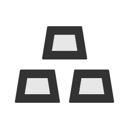 gold, bar, metal, wealth, investment, asset - Ant Design Icons - AiTwotoneGold - SVG | WEBP | PNG | JPG - Icon free download