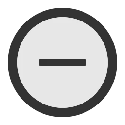 minus, circle, remove, subtract, decrease, negative, less - Ant Design Icons - AiTwotoneMinusCircle - SVG | WEBP | PNG | JPG - Icon free download