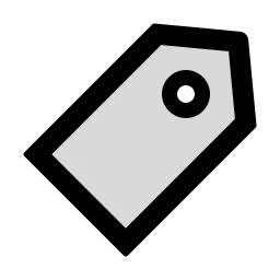 tag, label, price, sale, discount, coupon - Ant Design Icons - AiTwotoneTag - SVG | WEBP | PNG | JPG - Icon free download