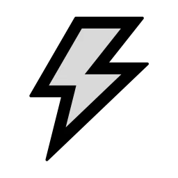 thunderbolt, lightning, power, energy, bolt, flash - Ant Design Icons - AiTwotoneThunderbolt - SVG | WEBP | PNG | JPG - Icon free download