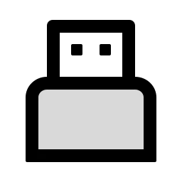 usb, connector, plug, port, hardware, transfer - Ant Design Icons - AiTwotoneUsb - SVG | WEBP | PNG | JPG - Icon free download