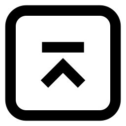 push up, chevron up, arrow up, scroll up, navigate up, expand up, regular arrow, direction up, carets, ui control, vertical move, header navigation, button icon, pointer direction, movement indicator, regular style, ui navigation - css.gg Icons - CgPushChevronUpR - SVG | WEBP | PNG | JPG - Icon free download